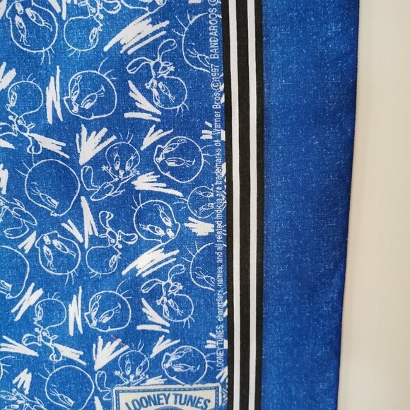 Tweety Bird Looney Tunes Bandana 1997, Vintage Nostalgia Cartoon Characters - Picture 4 of 9